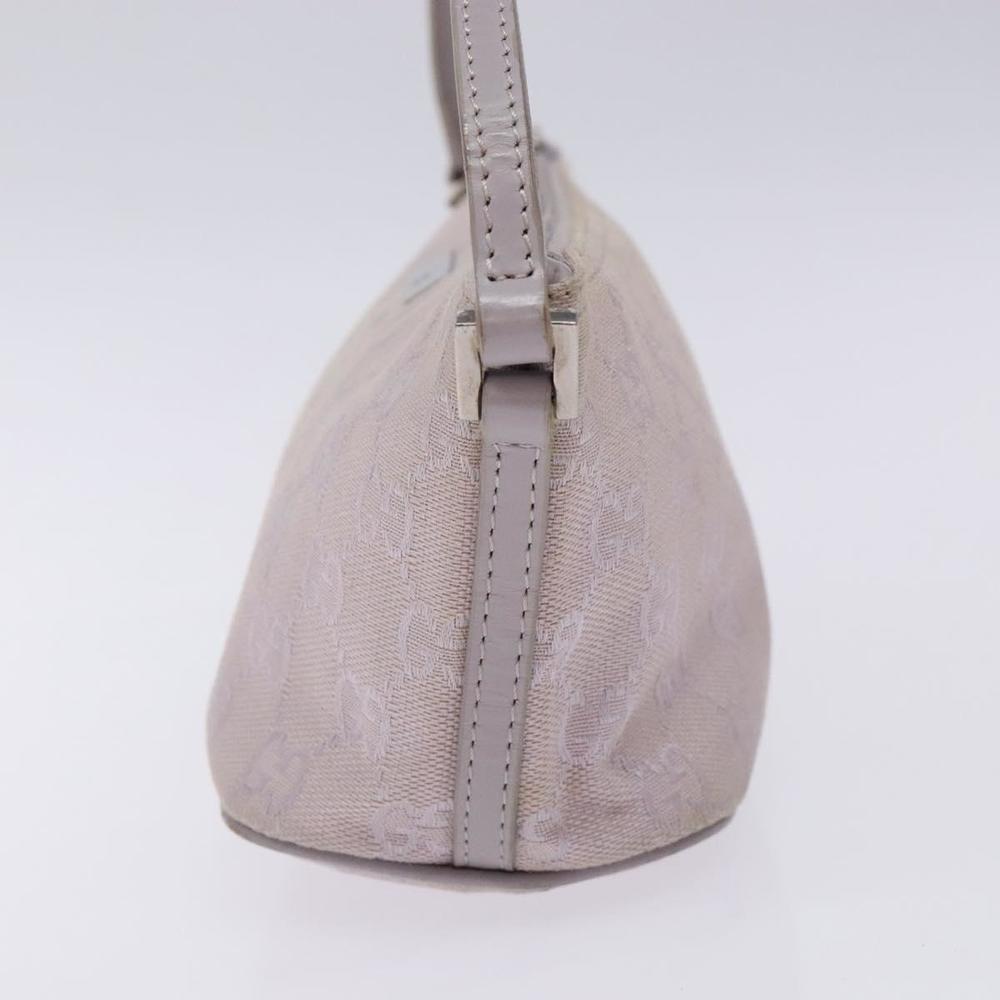 GUCCI GG Canvas Accessory Pouch Purple Silver 7198 Auth mr1477 - Picture 4 of 16